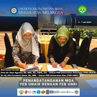 penandatanganan mou feb unair