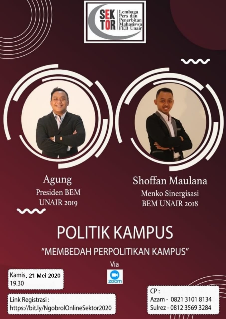 Ngobrol Online Politik Kampus SEKTOR 2020