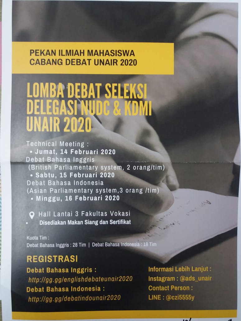 Pekan Ilmiah Mahasiswa 14 Feb 2020