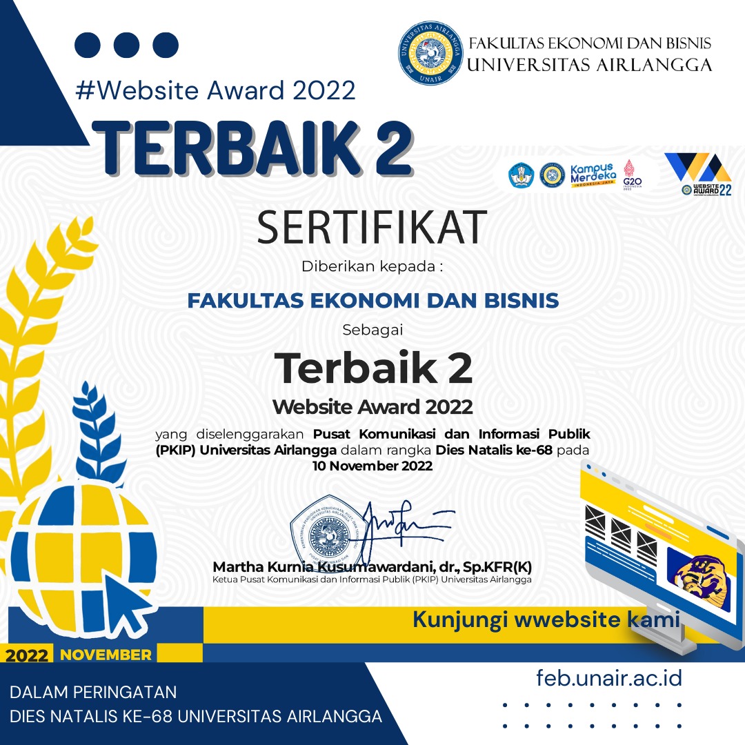 web terbaik unair feb